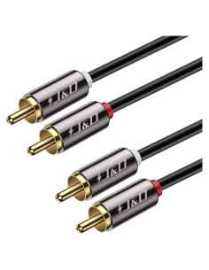 Cable de Audio Estéreo RCA J&D Macho a Macho 0.91m