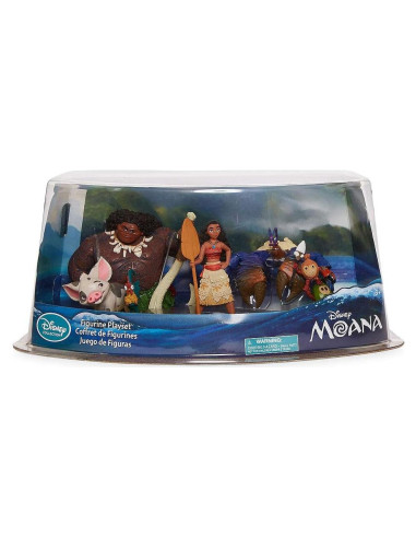 Set de Juego Disney Moana 5 Piezas - Moana, Maui, HEI HEI, Tamatoa