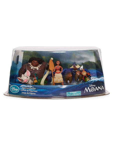 Set de Juego Disney Moana 5 Piezas - Moana, Maui, HEI HEI, Tamatoa