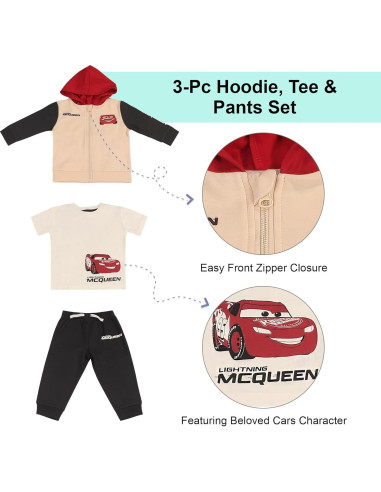 Conjunto de Ropa Disney Magic Threadz Bebé 3 Piezas 12M-24M