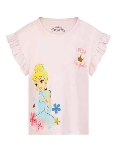 Conjunto de Sudadera, Camiseta y Pantalones Disney Princess 6X