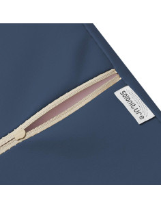 Cojín de Masaje Bolster Jumbo Semi Redondo Saloniture 66x23cm Azul 2