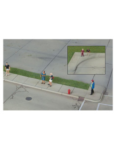 Bordillos y Aceras de Concreto Walthers Cornerstone HO