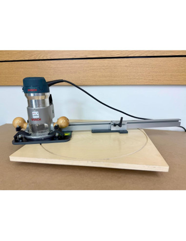 Plantilla de Corte Circular Woodhaven 3260 para Fresadoras 62"