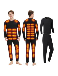 Ropa Interior Térmica Calefaccionada Hombre USB 42 Zonas S-4XL