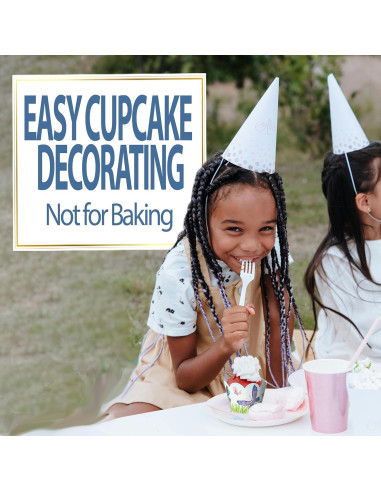 Fundas para Cupcakes Confetti Couture 24 Pzs Reversibles