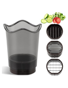 Cortador de Frutas Kazheon con Cuchillas de Acero Inoxidable