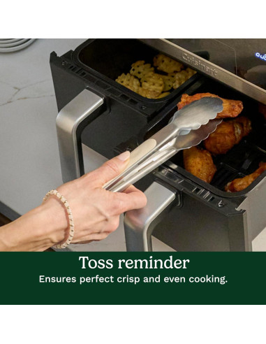 Freidora de Aire Doble Canasta Cuisinart 11 Qt 1800W