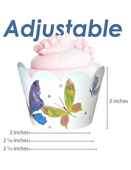 Fundas para Cupcakes Confetti Couture 24 Pzs Reversibles