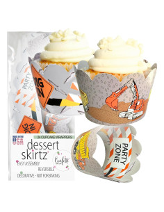 Fundas para Cupcake Confetti Couture 24 Pzas Reversibles