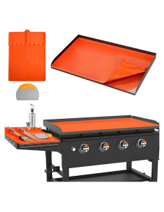 Cubierta de Silicona Audoyon 36" para BBQ con Raspador