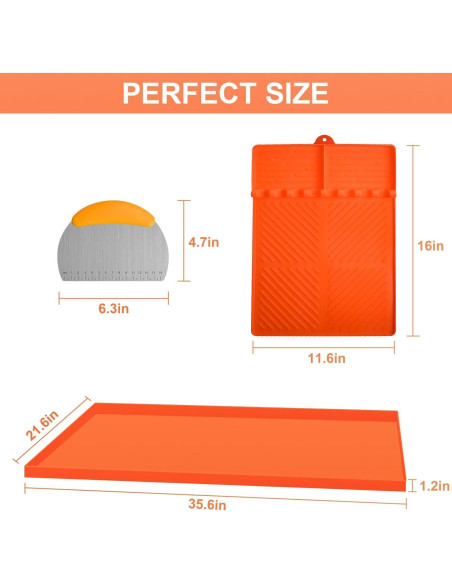 Cubierta de Silicona Audoyon 36" para BBQ con Raspador