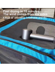 Caja de Secado para Perros JOOLIO B&S - Plegable y Antiviento 2