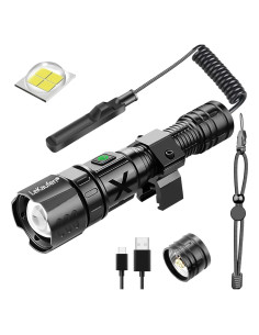 Linterna Táctica G XHP70 6000 Lúmenes Recargable Picatinny