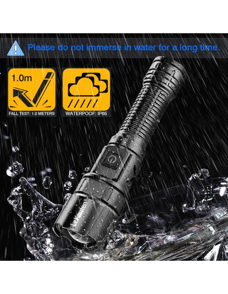 Linterna Táctica G XHP70 6000 Lúmenes Recargable Picatinny