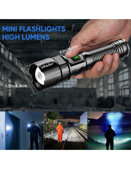 Linterna Táctica G XHP70 6000 Lúmenes Recargable Picatinny