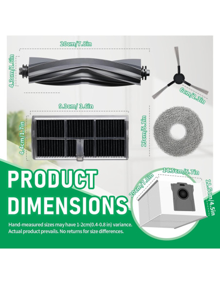 Kit de Repuestos Klypticfit para Aspiradora Dreame L10s Ultra