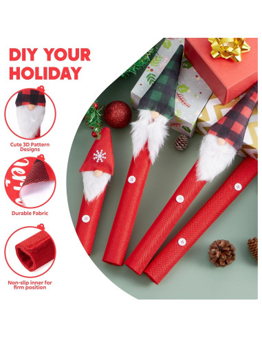 Conjunto de 5 fundas para manijas de refrigerador JOYIN Navidad