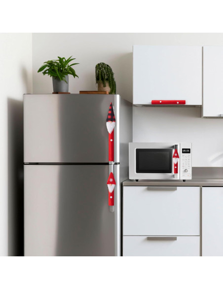 Conjunto de 5 fundas para manijas de refrigerador JOYIN Navidad