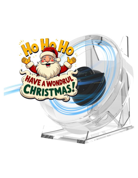 Ventilador Holográfico 3D HAVIsikr 4.7" Portátil con Control Remoto