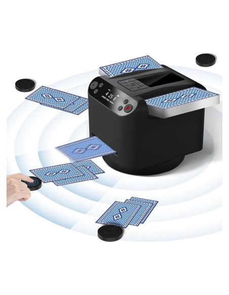 Barajador y Repartidor Automático 2-en-1 LMRXOFE para 12 Jugadores