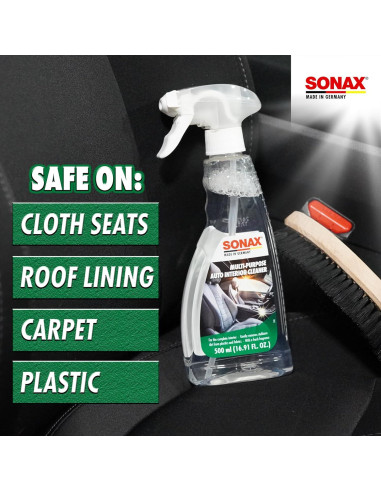 Limpiador Interior Multiusos SONAX 500ml - Elimina Manchas y Olores