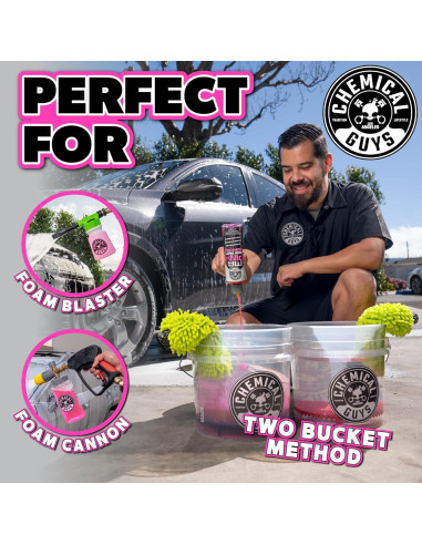 Jabón de Lavado y Cera Chemical Guys Mr. Pink 473 ml