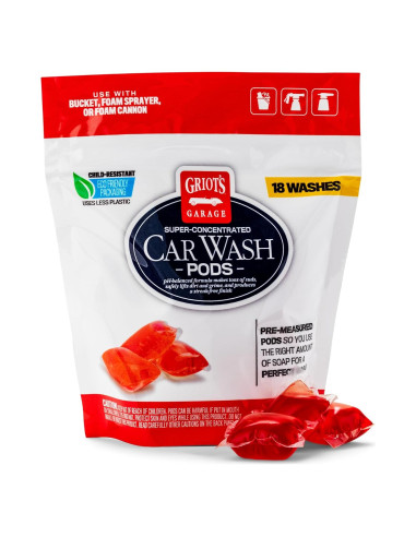 Cápsulas de Jabón para Autos Griot's Garage pH Neutro 18 Pcs