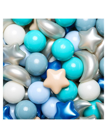 Bolas de Piscina GOGOSO 100PCS Estrellas y Lunas