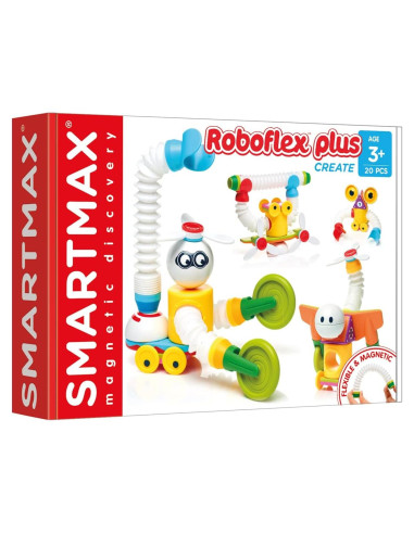 Juego de Descubrimiento Magnético SmartMax Roboflex Plus 20 Piezas