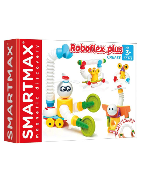Juego de Descubrimiento Magnético SmartMax Roboflex Plus 20 Piezas