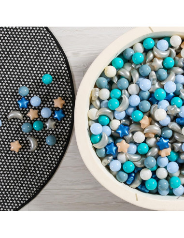 Bolas de Piscina GOGOSO 100PCS Estrellas y Lunas