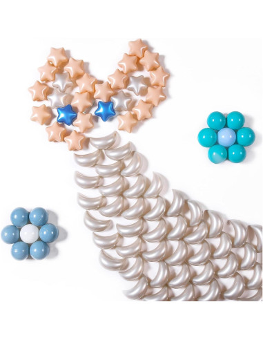 Bolas de Piscina GOGOSO 100PCS Estrellas y Lunas