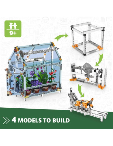 Set de Construcción Engino STEM Invernadero Funcional 9+