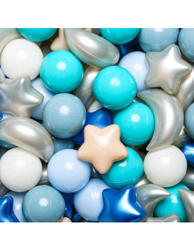 Bolas de Piscina GOGOSO 100PCS Estrellas y Lunas