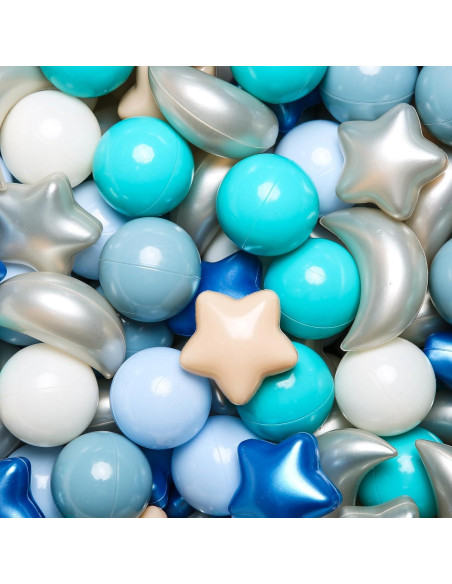 Bolas de Piscina GOGOSO 100PCS Estrellas y Lunas