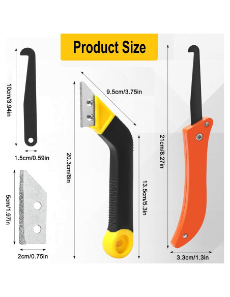 Kit de Herramientas para Remoción de Lechada LABOFiC 14 Piezas