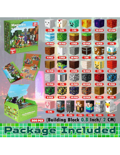 500 Cubos Magnéticos 2.03 cm Magneverse - Juguetes para Niños 3+ 2