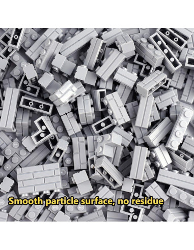 Ladrillos de Pared Clásicos WSRYLTCH 340 Piezas Gris Claro