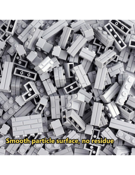 Ladrillos de Pared Clásicos WSRYLTCH 340 Piezas Gris Claro