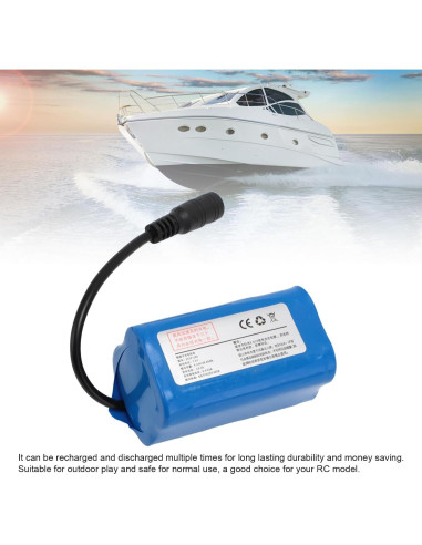 Batería de Litio Sunisfa 5200mAh para Barco RC - Compacta y Recargable