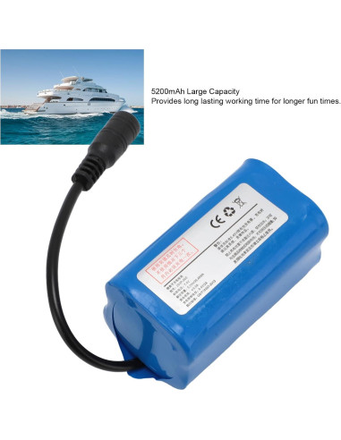 Batería de Litio Sunisfa 5200mAh para Barco RC - Compacta y Recargable