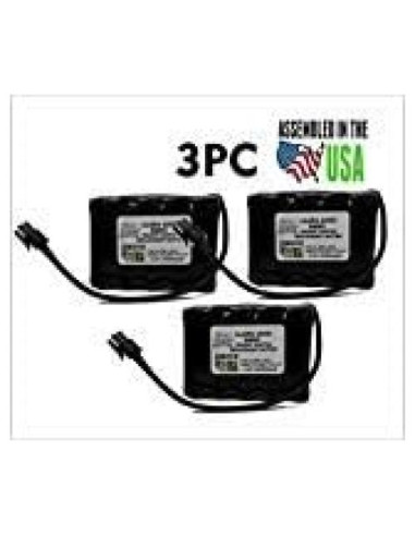 Batería de Reemplazo Alarm Lock S6065 - 3 Piezas 7.5V