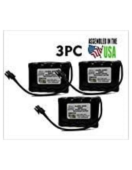 Batería de Reemplazo Alarm Lock S6065 - 3 Piezas 7.5V
