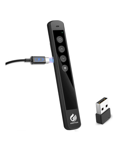 Control Remoto Inalámbrico AMERTEER RCRF-006 para Presentaciones