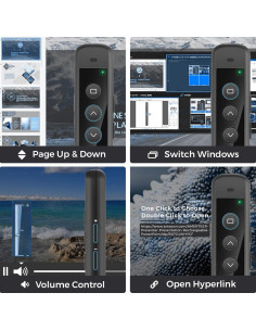 Control Remoto Inalámbrico AMERTEER RCRF-006 para Presentaciones 2
