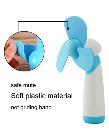 Mini Ventilador de Mano JDYYICZ Azul 15x4x7cm Batería