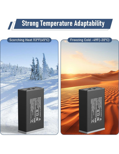 Batería Recargable E EGOWAY 5000mAh para Cámaras de Caza Edge