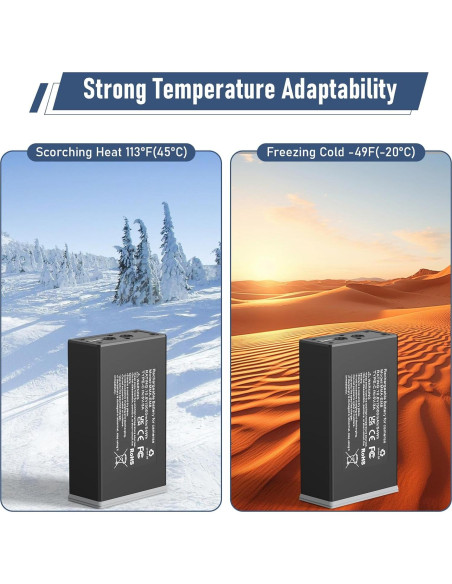 Batería Recargable E EGOWAY 5000mAh para Cámaras de Caza Edge