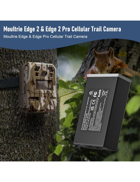 Batería Recargable E EGOWAY 5000mAh para Cámaras de Caza Edge